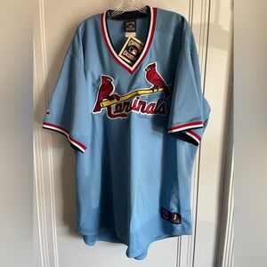 St. Louis Cardinals Cooperstown Collection Blue Team Jersey